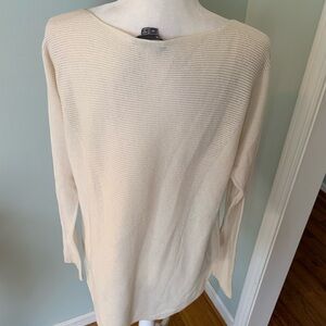 Vince Cashmere Cream scoop neck Sweater, M